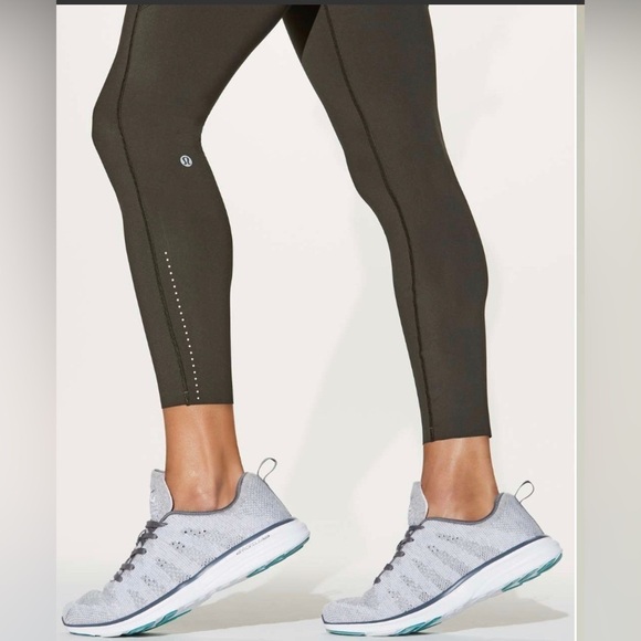 lululemon athletica Pants - Lululemon Fast & Free 7/8 Tight II size 2 - Dark Olive
